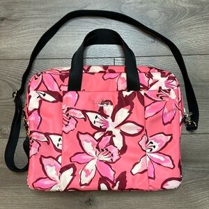 Kate Spade Pink Floral Laptop Bag
